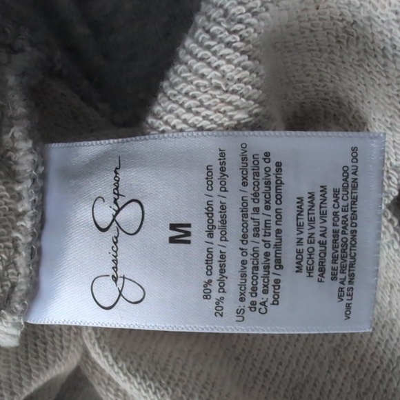 Jessica Simpson Women's Kiana Velvet Lace Up Sweatshirt - Picture 4 of 8